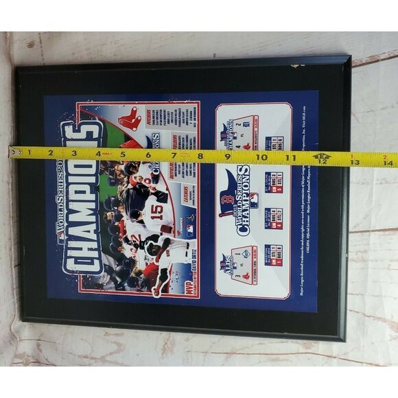 2013 World Series Champions with Fanatics Authentic Red Sox Wall Plaque - Picture 7 of 11